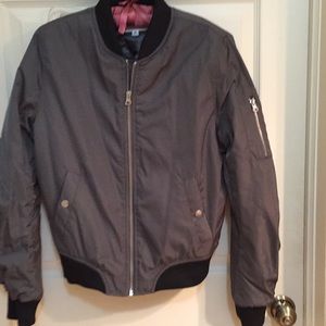 BD Dakota grey bomber jacket sz small